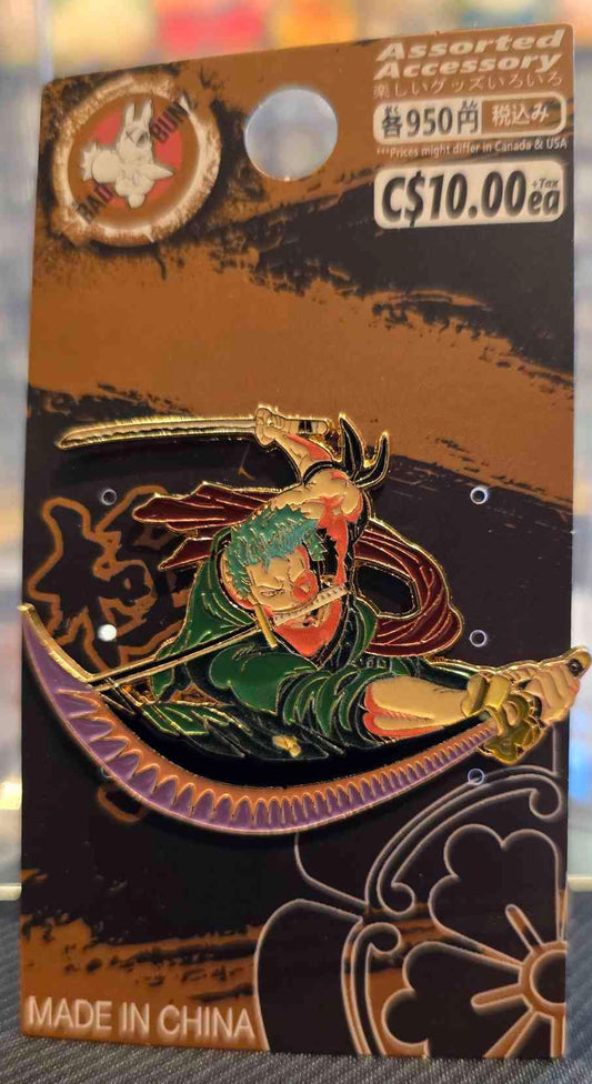 (OP-16PIN) ZORRO One Piece Anime Enamel Pin