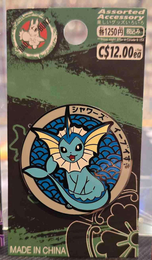 (PKM-09PIN) VAPOREON Pokemon Gaming Enamel Pin