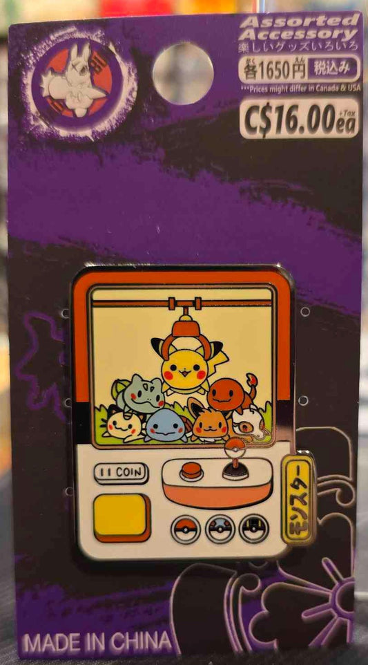 (PKM-29PIN) POKEMON CLAW MACHINE Pokemon Gaming Enamel Pin