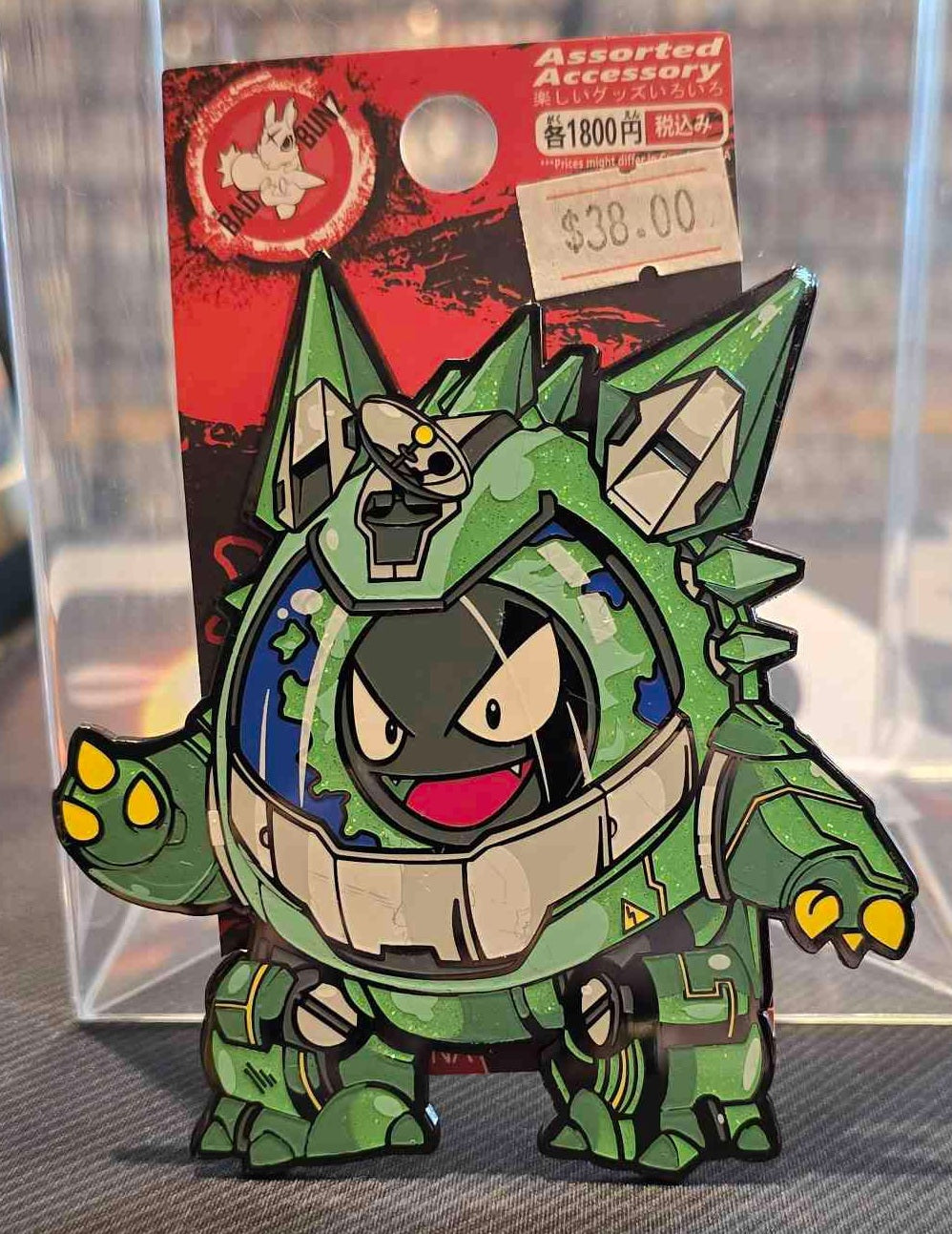 (PKM-48PIN) GREEN GHASTLY MECHA Pokemon Gaming Enamel Pin