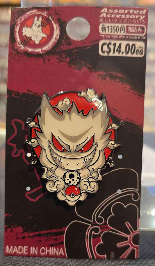 (PKM-52PIN) WHITE GENGAR Pokemon Gaming Enamel Pin