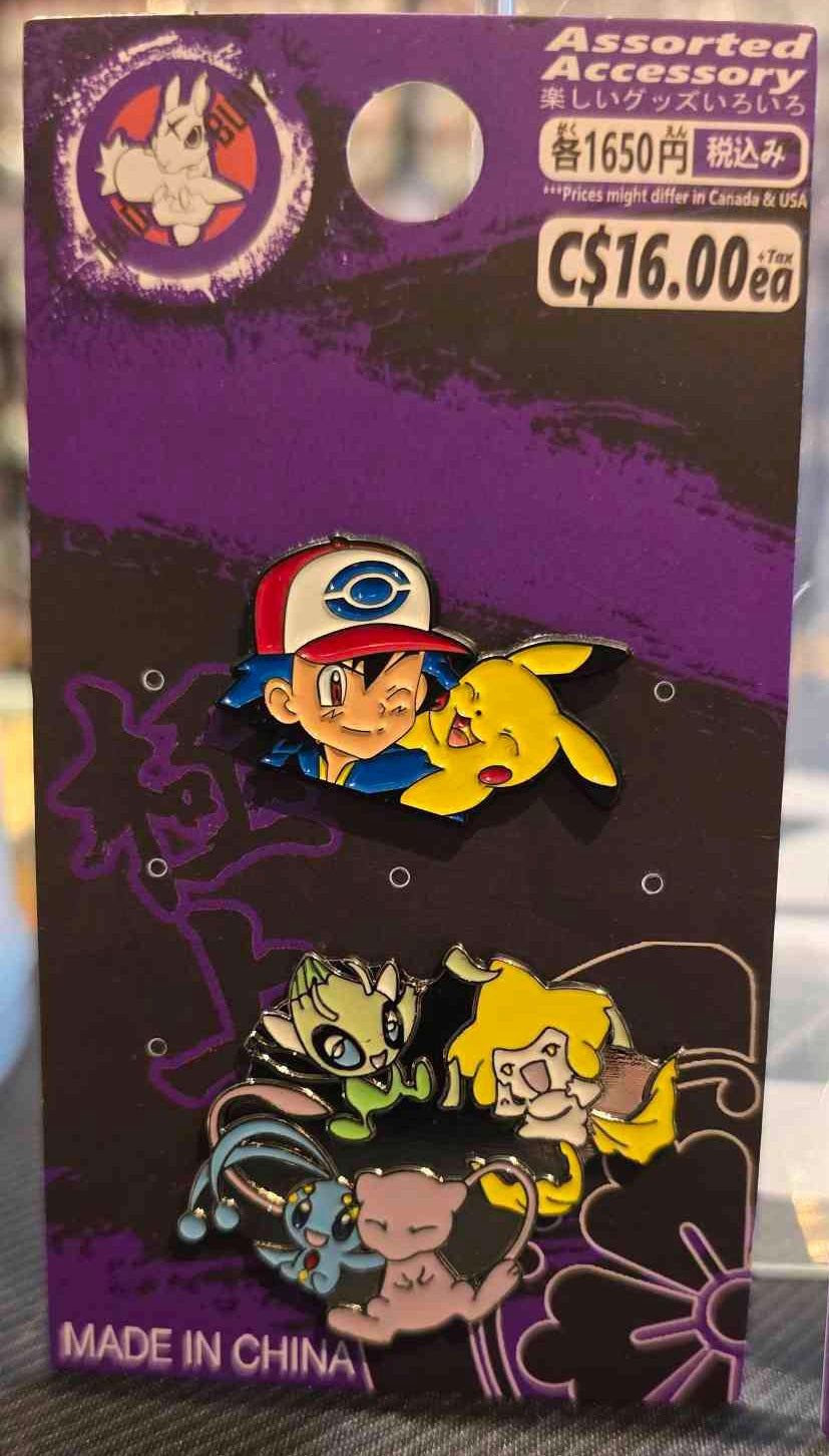 (PKM-53PIN) ASH & POKEMON Pokemon Gaming Enamel Pin