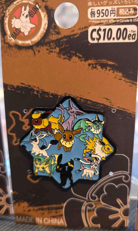 (PKM-55PIN) EEVEELUTION Pokemon Gaming Enamel Pin