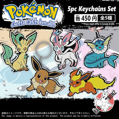 (PKM-02KC) Pokemon Game Double-Sided Acrylic Keychain Set