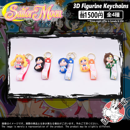 (SM-01PVC) Sailor Moon Anime PVC 3D Figure Keychain