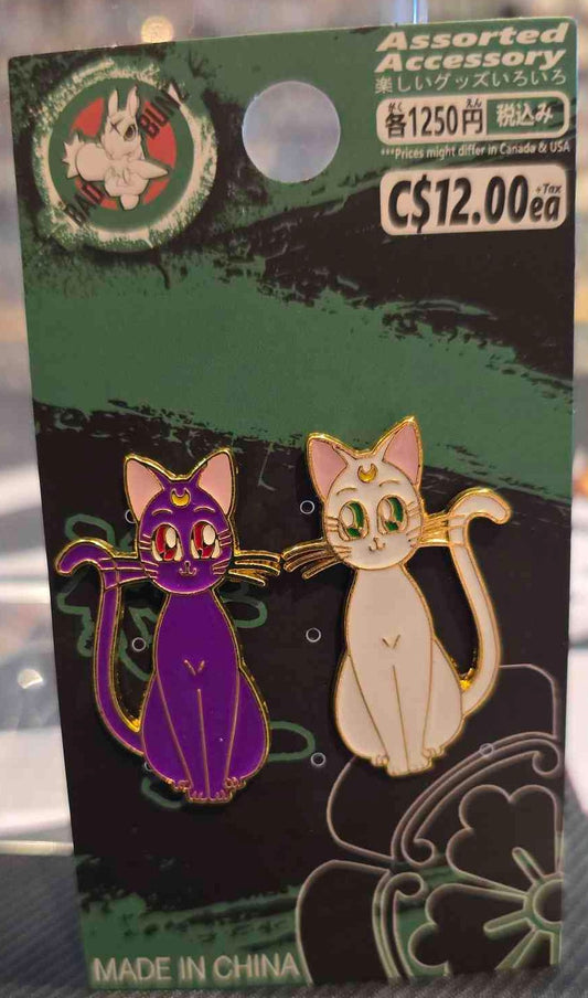 (SM-13PIN) LUNA & ARTEMIS Sailor Moon Anime Enamel Pin