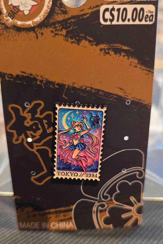 (SM-16PIN) SAILOR MOON STAMP Sailor Moon Anime Enamel Pin