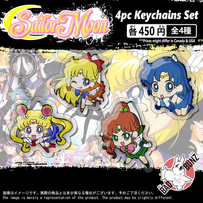 (SM-02KC) Sailor Moon Anime Double-Sided Acrylic Keychain Set