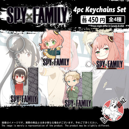 (SPY-02KC) Spy X Family Anime Double-Sided Acrylic Keychain Set