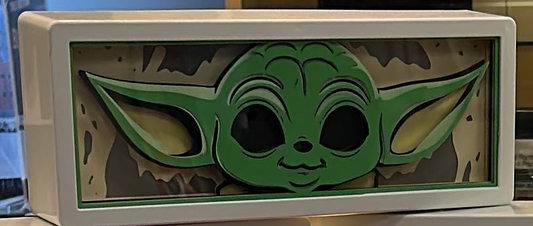 (SW-01FACE) GROGU Star Wars Movie LED Face Portrait Frame