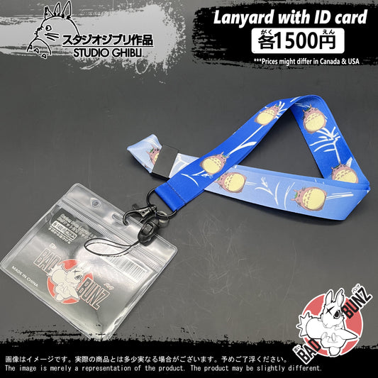 (TTR-01LYD) Studio Ghibli Anime Lanyard with ID Card Holder
