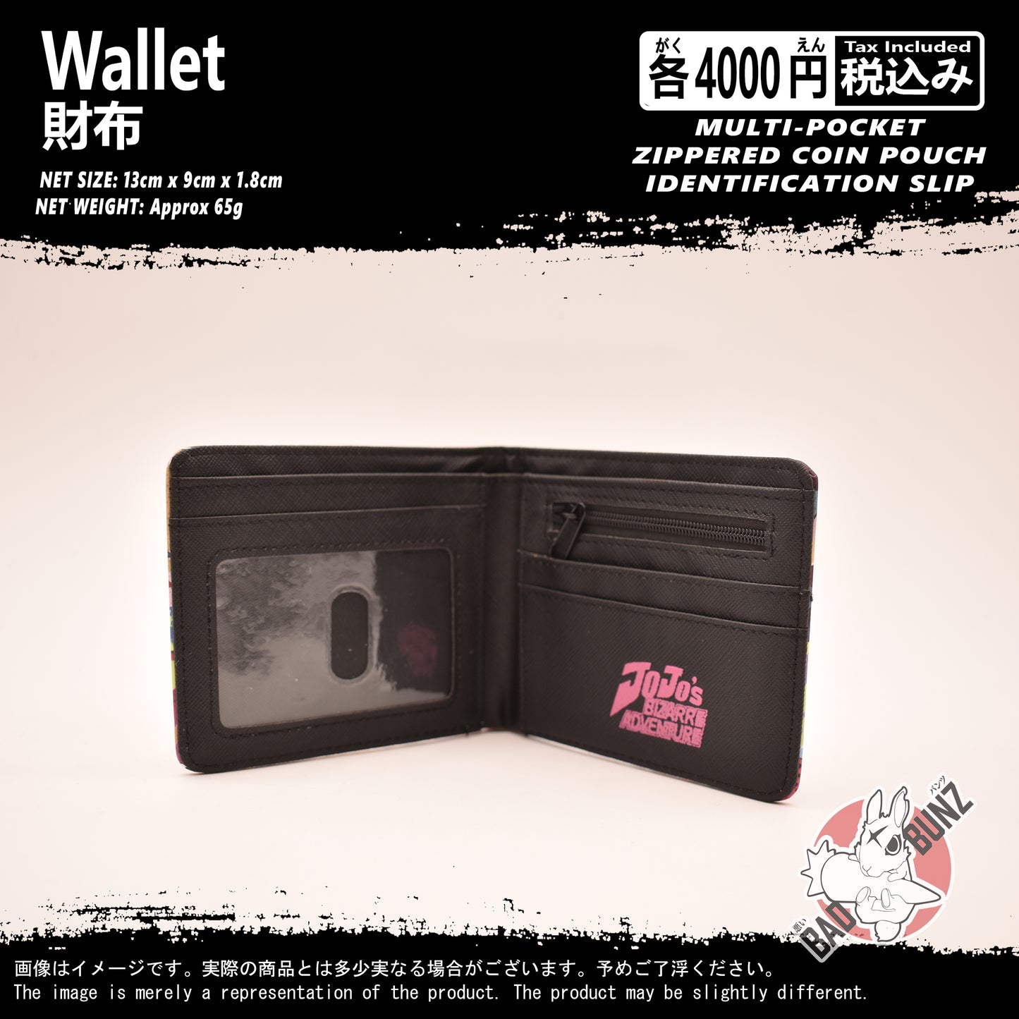 (WLT-JOJO01) Jojo's Bizarre Adventure Anime Wallet