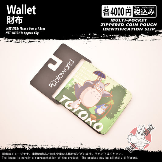 (WLT-TTR02) Studio Ghibli Anime Wallet