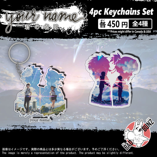 (YN-01KC) Your Name Anime Double-Sided Acrylic Keychain Set