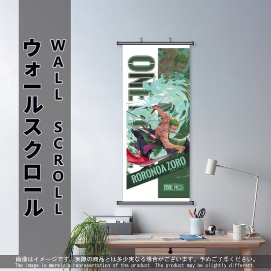 (Anime-OP-02) ZORO One Piece Anime Wall Scroll