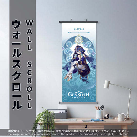(GSN-CRYO-09) LAYLA Genshin Impact Anime Wall Scroll