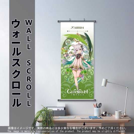 (GSN-DENDRO-03) NAHIDA Genshin Impact Anime Wall Scroll