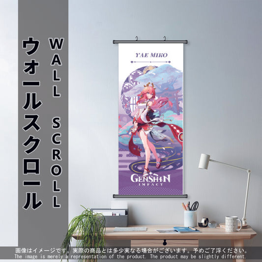 (GSN-ELECTRO-07) YAE MIKO Genshin Impact Anime Wall Scroll