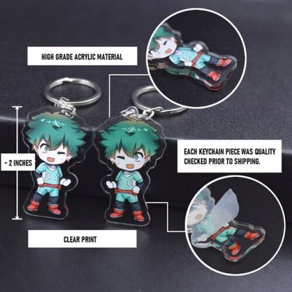 (FF-04KC) Final Fantasy Gaming Double-Sided Acrylic Keychain Set